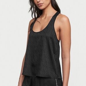 Victoria's Secret Black Monogram Tank